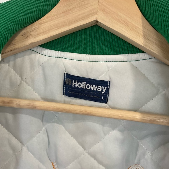 Holloway John Deere bomber jacket. Embroidered Sloan implement co. Men’s large - Picture 2 of 13